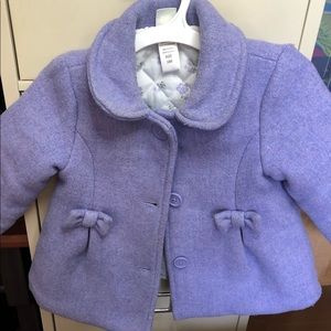 18M purple pea coat